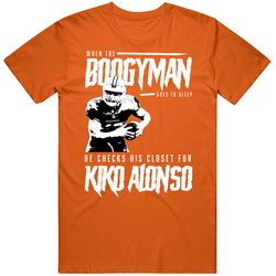 Boogyman Sleeps He Checks For Kiko Alonso Football T Shirt