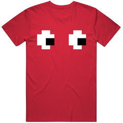 Pacman Red Ghost Halloween Costume T Shirt