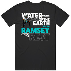 Jalen Ramsey Jacksonville Water Covers 70 Percent Earth Football T Shi