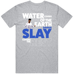 Darius Slay Detroit Water Covers 70 Percent Earth Football T Shirt