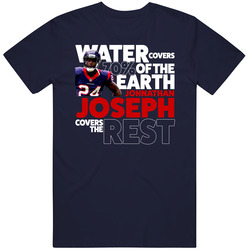 Johnathan Joseph Houston Water Covers 70 Percent Earth Football T Shir