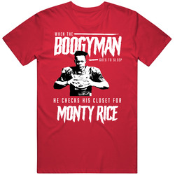 Boogyman Sleeps He Checks For Monty Rice Georgia Football T Shirt