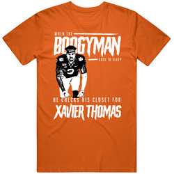 Boogyman Sleeps He Checks For Xavier Thomas Clemson Football T Shirt