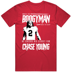 Boogyman Sleeps He Checks For Chase Young Ohio State Football T Shirt