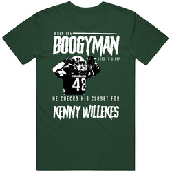 Boogyman Sleeps He Checks For Kenny Willekes Michigan State Football T