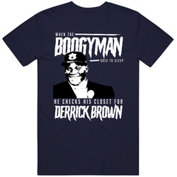 Boogyman Sleeps He Checks For Derrick Brown Auburn Football T Shirt
