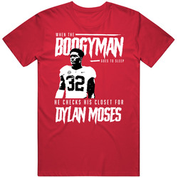 Boogyman Sleeps He Checks For Dylan Moses Alabama Football T Shirt
