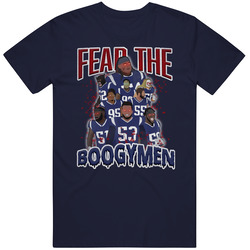 New England Football Fear The Boogymen Defensemen T Shirt