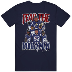 New England Football Fear The Boogymen Linebackers Defensemen T Shirt