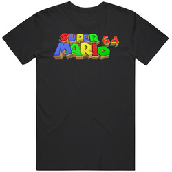 Super Mario Nintendo 64 N64 Video Game Fan Cool T Shirt