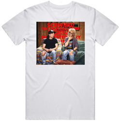 Schwing Wayne's World Retro 90s Movie Quote  Fan T Shirt