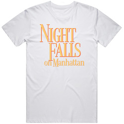 Night Falls On Manhattan Title 90s Retro Movie Fan  Fan T Shirt