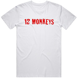 12 Monkeys Title 90s Retro Movie Fan  Fan T Shirt