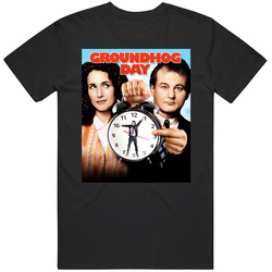 Groundhog Day 90s Retro Movie Fan  Fan T Shirt