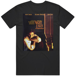 Night Falls On Manhattan 90s Retro Movie Fan  Fan T Shirt