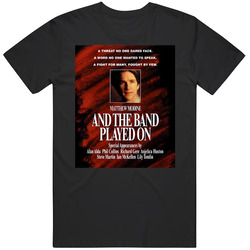 And The Band Played On 90s Retro Movie Fan  Fan T Shirt