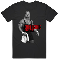 Curt Hennig Wrestling Memorial Fan T Shirt