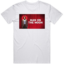Man On The Moon Title 90s Retro Movie Fan  Fan T Shirt