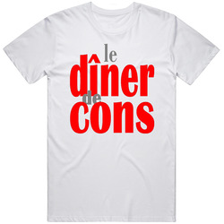 Le Diner De Cons Title 90s Retro Movie Fan  Fan T Shirt