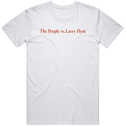 The People Vs Larry Flynt Title  90s Retro Movie Fan  Fan T Shirt