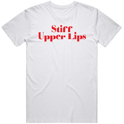 Stiff Upper Lips Title 90s Retro Movie Fan  Fan T Shirt