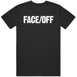 Face Off Title 90s Retro Movie Fan  Fan T Shirt