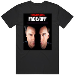 Face Off 90s Retro Movie Fan  Fan T Shirt