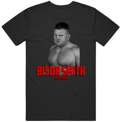 Bison Smith Wrestling Memorial Fan T Shirt