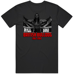 British Bulldog David Smith Wrestling Memorial Fan T Shirt