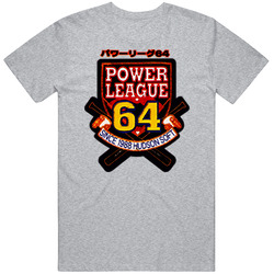 Power League Nintendo 64 N64 Video Game T Shirt