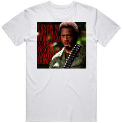 Disguised Dude Tropic Thunder Retro Movie Quote Fan T Shirt