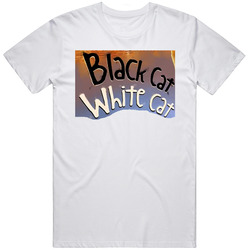 Black Cat White Cat Title Retro 90s Retro Movie Fan  Fan T Shirt