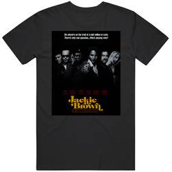 Jackie Brown 90s Retro Movie Fan  Fan T Shirt