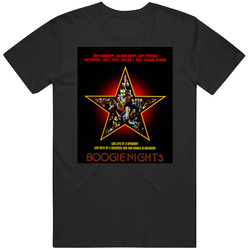 Boogie Nights Retro 90s Movie  Cover  Fan T Shirt