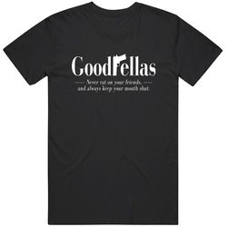 Goodfellas Title 90s Retro Movie  Cover  Fan T Shirt