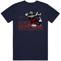 Elvis Merzlikins Columbus Hockey Fan T Shirt