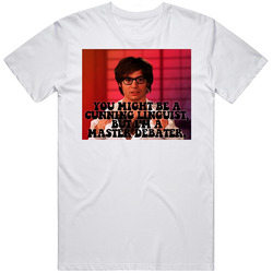Master Debater Austin Powers Retro 2000s Movie Quote Fan T Shirt