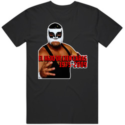 El Hijo De Cien Caras Wrestling Memorial Fan T Shirt