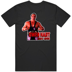 Owen Hart Wrestling Memorial Fan T Shirt
