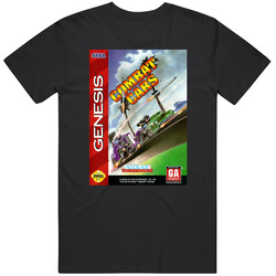 Combat Cars Sega Genesis Cover Fan Distressed T Shirt