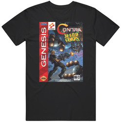 Contra Hard Corps Sega Game Supreme Court Sega Genesis Cover Fan T Shi