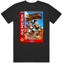 Dashin Deperadoes Sega Genesis Cover Fan T Shirt