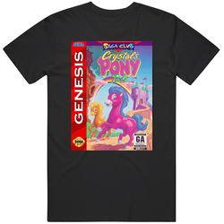 Crystal's Pony Talel Sega Genesis Cover Fan T Shirt