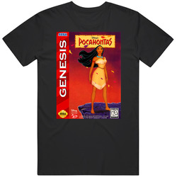 Pocahontas Sega Genesis Cover Fan T Shirt