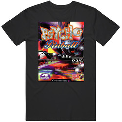 Psycho Pinball Sega Genesis Cover Fan T Shirt