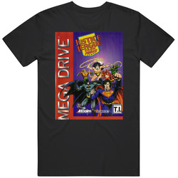 Justice League Task Force Sega Genesis Cover Fan T Shirt