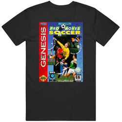 Pro Moves Soccer Sega Genesis Cover Fan Distressed T Shirt