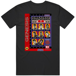 Greatest Heavyweights Sega Genesis Cover Fan T Shirt