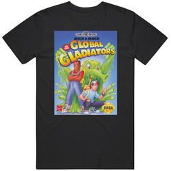 Global Gladiators Sega Cover Fan T Shirt