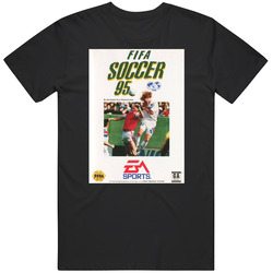 Fifa 95 Sega Genesis Cover Fan T Shirt